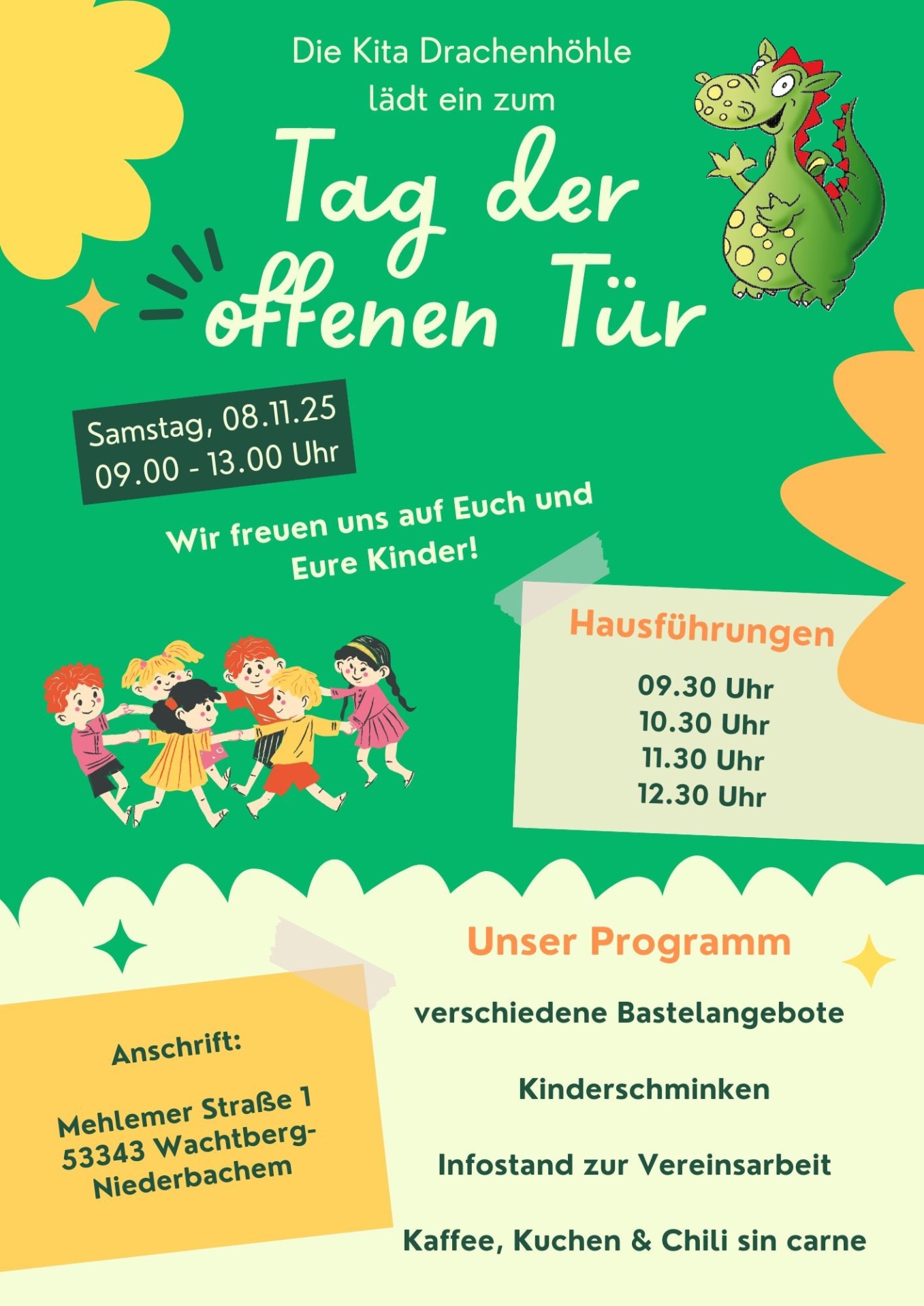 Die Kita Drachenhöhle lädt ein zum - 1