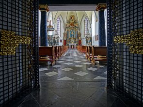 Pfarrkirche in Villip (Innenansicht). (Foto: Heinz Contzen) Pfarrkirche in Villip (Innenansicht).