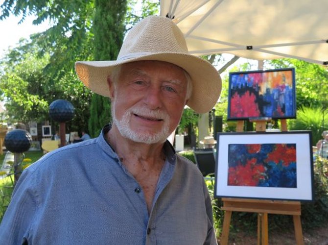 Kulturgarten – u.a. mit Kunst von Hans-Jürgen Döring. (Foto: Gemeinde Wachtberg/mm)