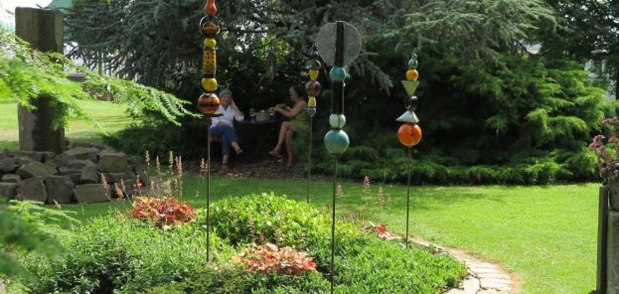 Blick in den Garten von Werner Sieburg. (Foto: Gemeinde Wachtberg/mm)
