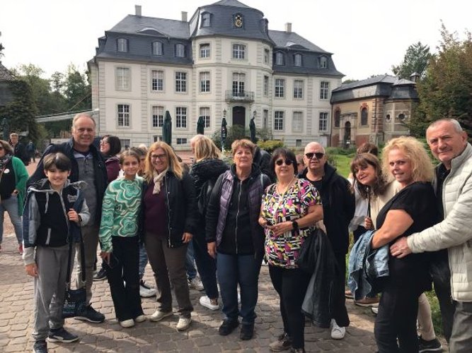 Im Park von Schloss Türnich. (Foto: Partnerschaftsverein Wachtberg)