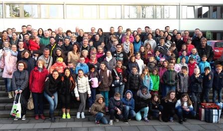 Partnerschaftsverein: Zum Abschied – das große Gruppenbild mit allen großen und kleinen Teilnehmerinnen und Teilnehmern. (Foto: privat)