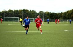 Zwei Fußballspieler auf dem Platz