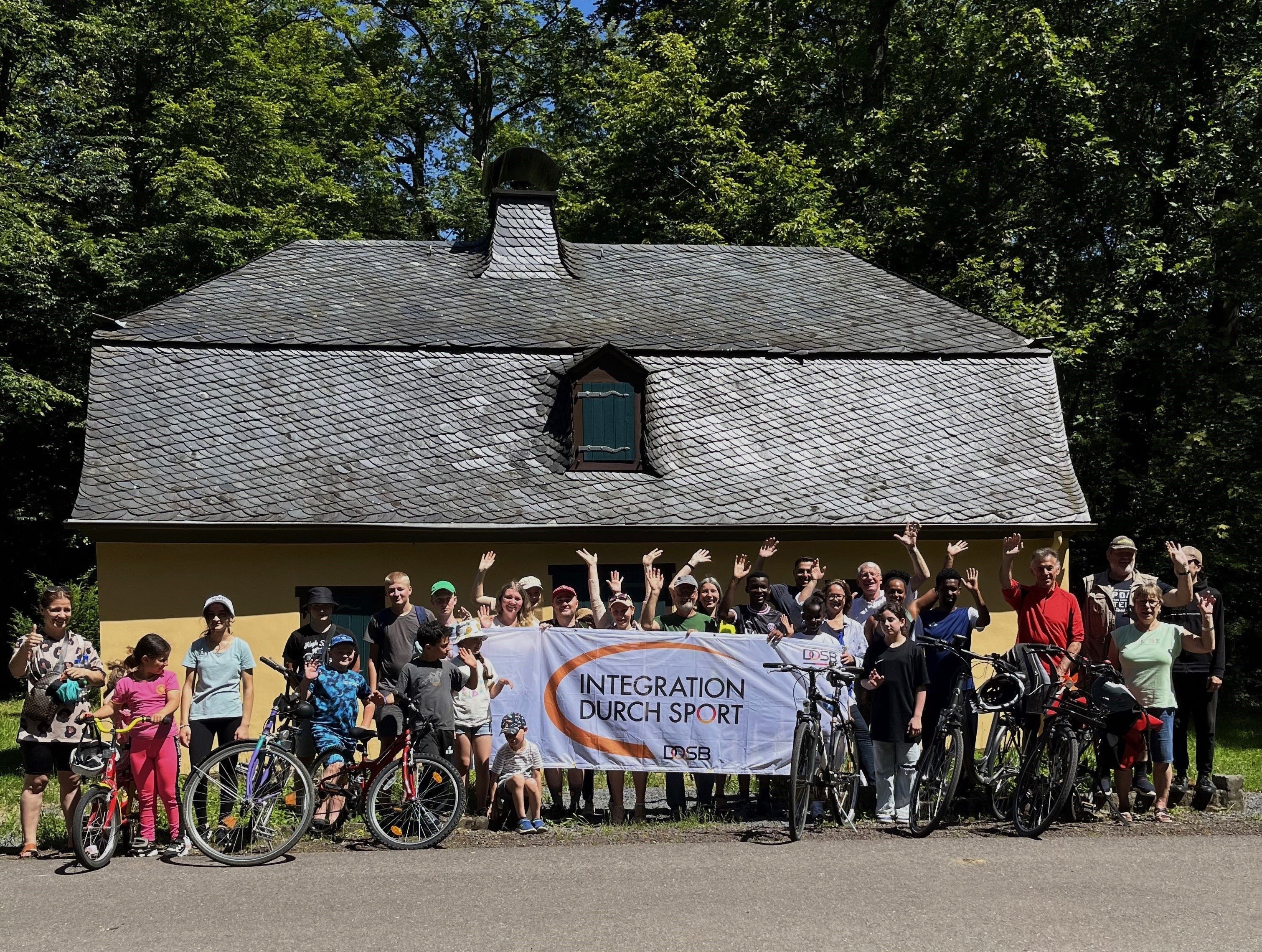 Gruppenfoto der Radreisenden Gruppenfoto der Radreisenden