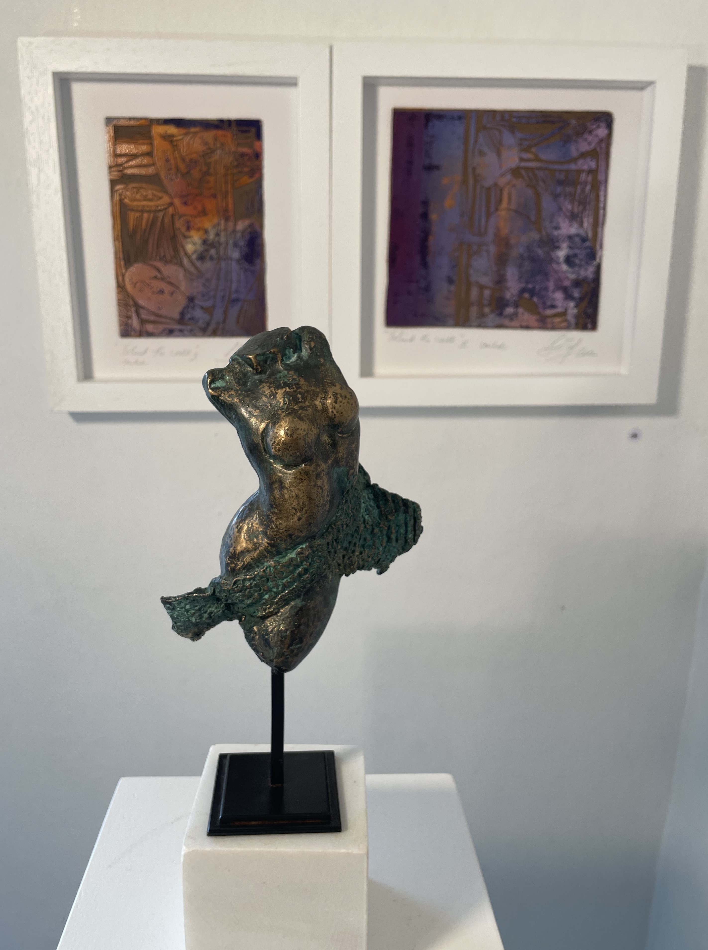 Bronzearbeit „Fliegende Venus“ von Beate Meffert-Schmengler