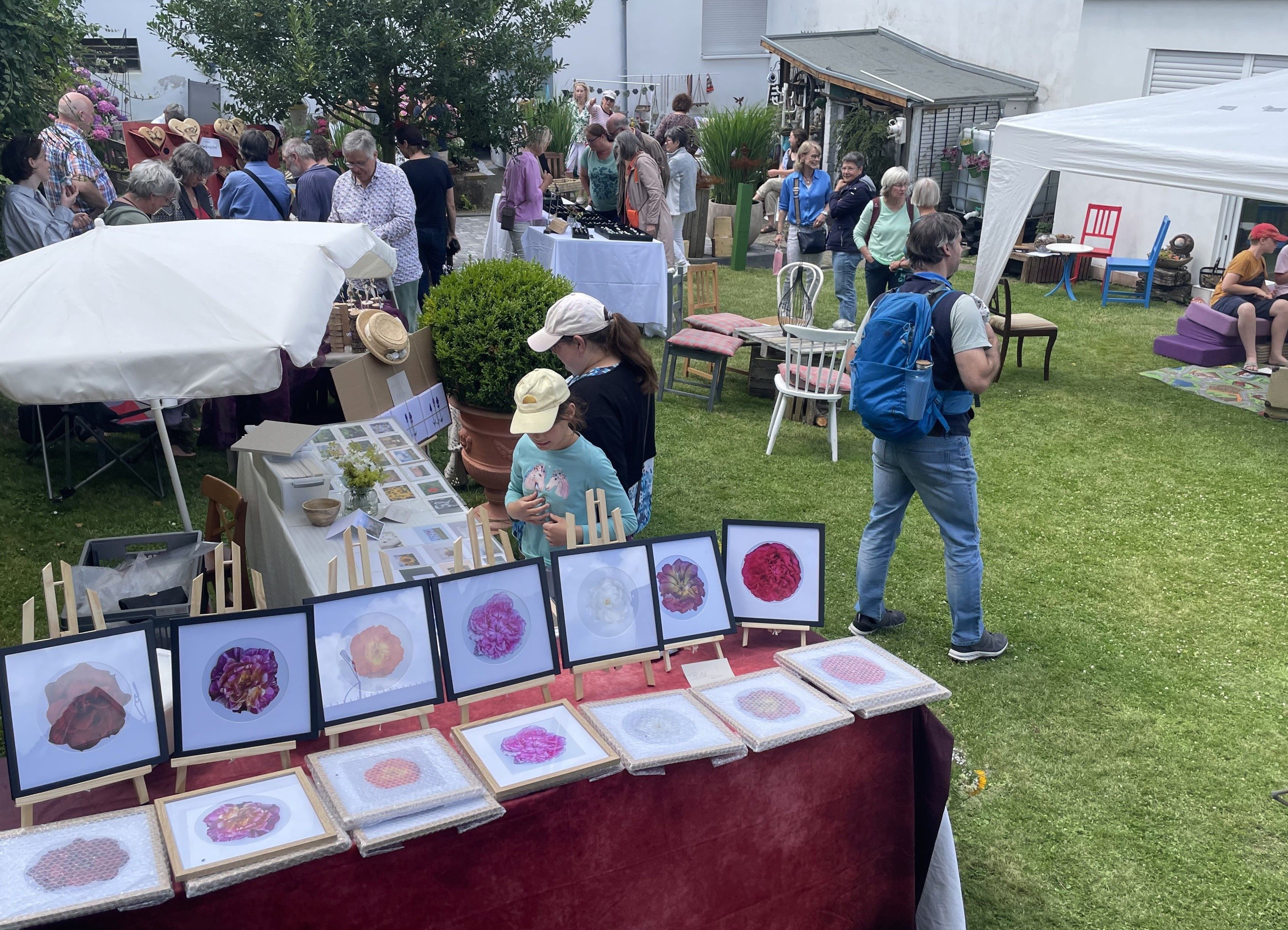 Ein Einblick in den Kunstgarten Schüller