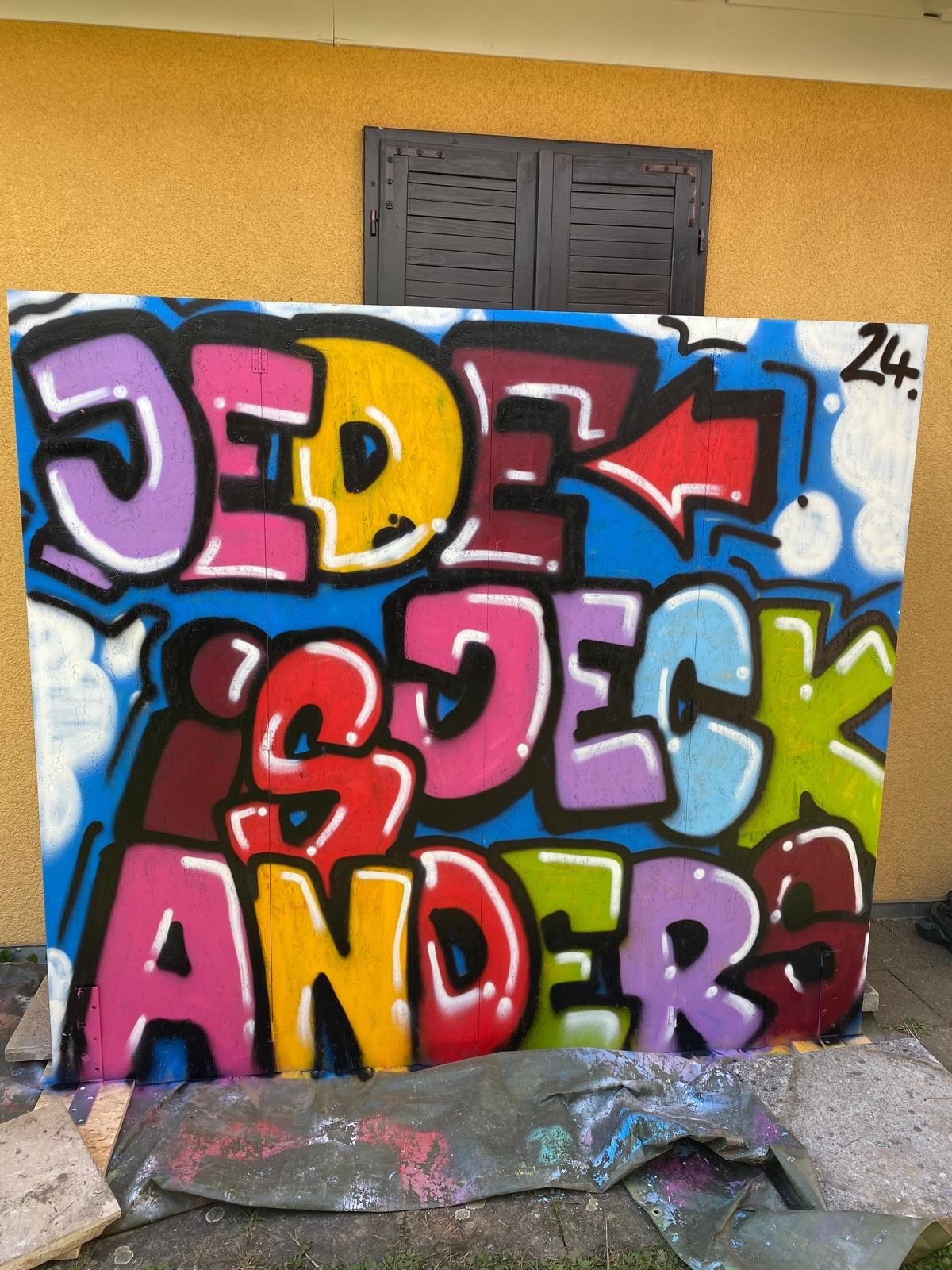 Fertiges Graffiti Fertiges Graffiti