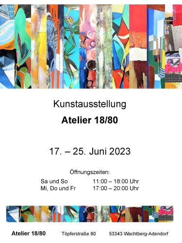 Gemeinschaftsausstellung im Atelier 18/80 (Plakat)