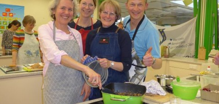 Italienisch Kochen mit dem Partnerschaftsverein. (Foto: PV Wachtberg)
