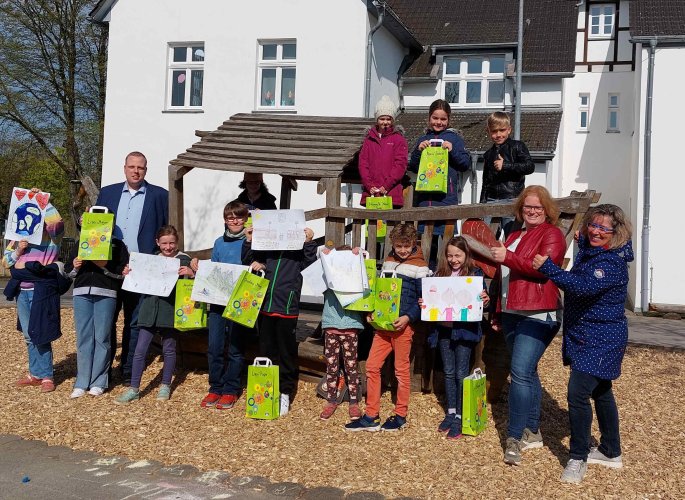 Siegerehrung KGS Villip (Foto: KGS Villip/Pech)
