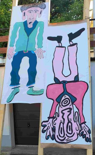 Fammels: Kopf oben, Kopf unten – von Tim Fammels. (Foto: Gemeinde Wachtberg/mf)